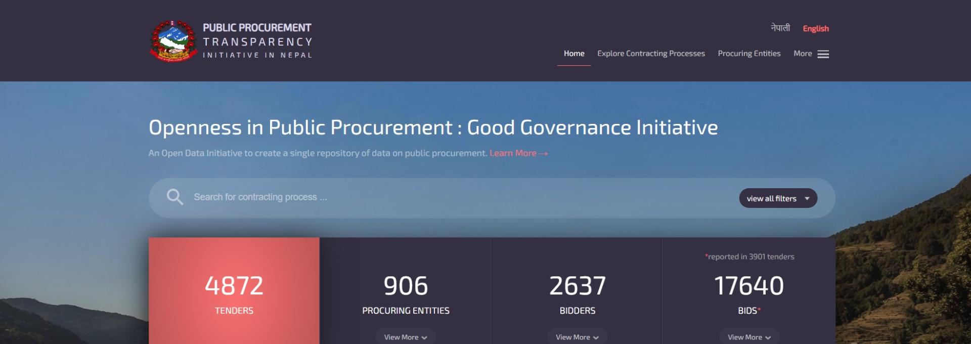 Public Procurement Transparency Portal